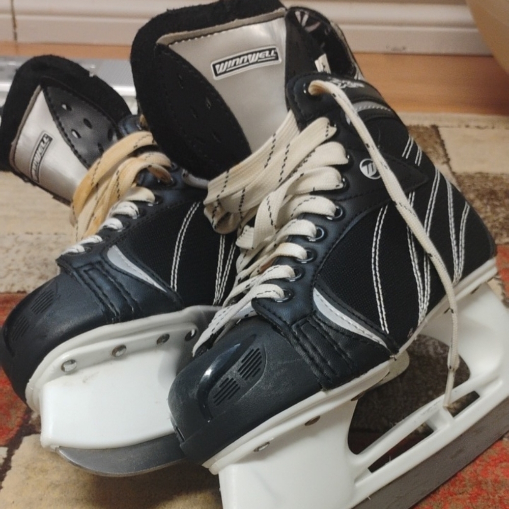 Black and White Ice Skates